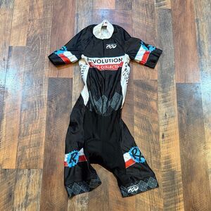 Black and White Cycling/triathlon Suit XS (3750)